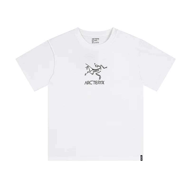 [ Ayc Teryx ] 2024FW T LOGO Premium 32s Same Style ：Black White Size：XS S M L